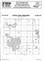 Chase Lake Township, Lake Louise, Pearl Lake, Directory Map, Stutsman County 2007